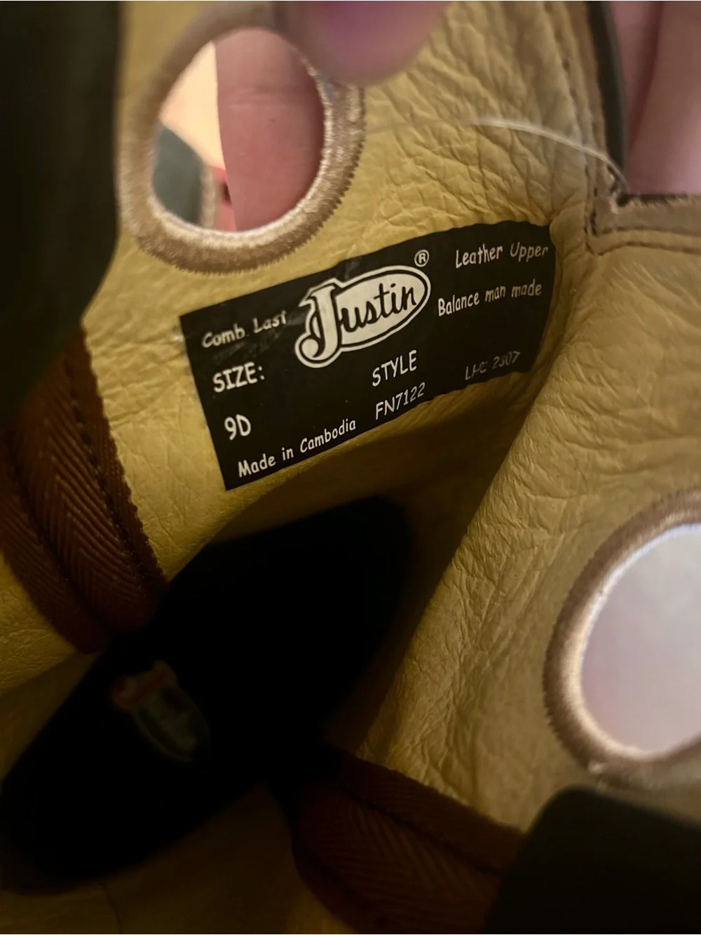 Justin Boots new justin